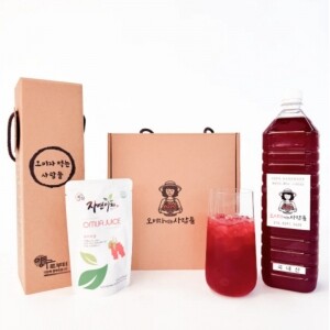 오미자 먹는 사람들 - 양구 오미자청 1.5L 오미자원액