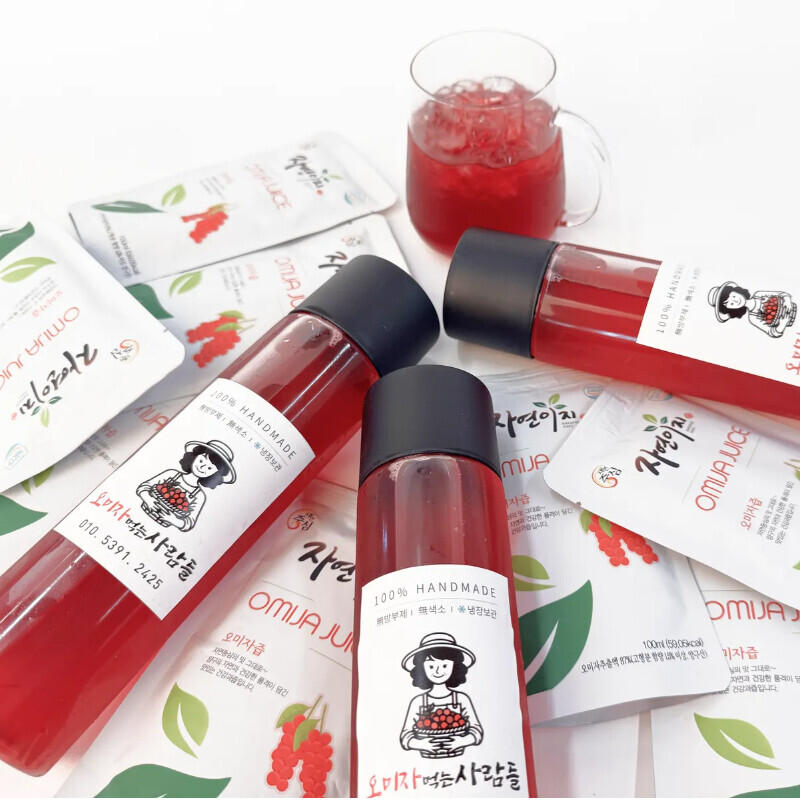 오미자 먹는 사람들,오미자 먹는 사람들 -양구 오미자즙 100ml 20포 / 50포